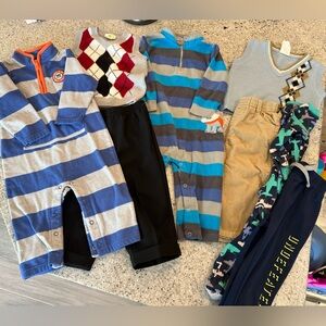 Baby toddler boy outfit bundle 12-18 months